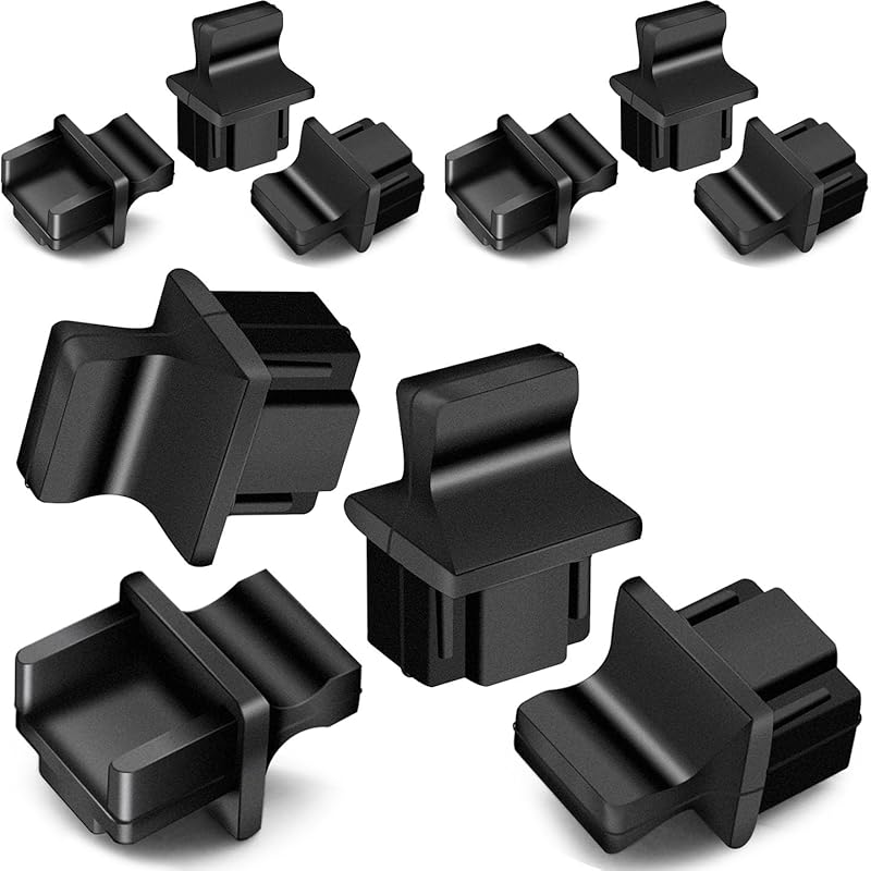 RJ45 Dust Covers Caps Ethernet LAN Port Protector Suitable for Network Swticher/Router/Hub/Cards/Computer/Copper Transceiver Module Silicone 20pcs/Pack