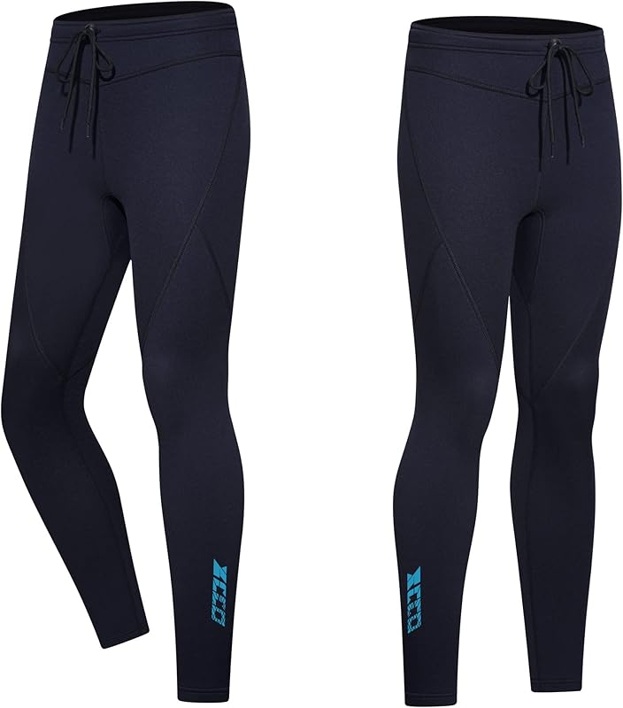 Men&Women Wetsuit Pants, 1.5mm/3mm Neoprene Long Pants Keep Warm,Diving Pants for Surfing Kayaking Swimming Diving Canoeing