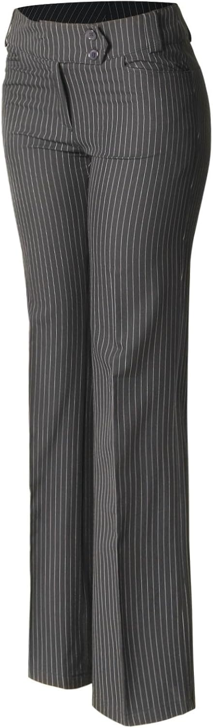 Design by Olivia Women's Relaxed Boot-Cut Office Pants Trousers Slacks