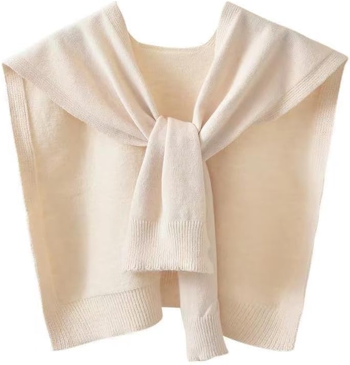 Sweater Shawl Wraps for Women Sweater Knitted Knotted Shawls Travel Casual Scarf Cape Shoulder Tops Fashion Wrap