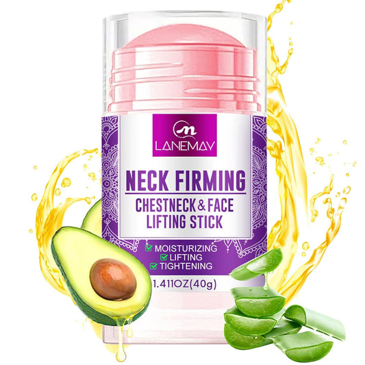 Retinol Firming Tightening Cream Stick for Neck and Face, Retinol Cream for Anti Wrinkles, Retinols Stick with Collagen, Aloe Vera, Avocado & Rosemary, Anti-Aging Neck Cream & Face Moisturizer
