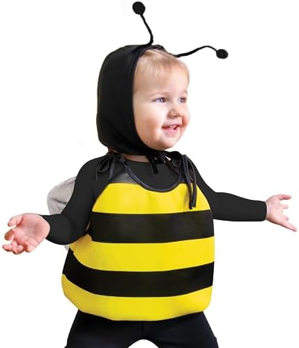 Kangaroo Bumble Bee Costume for Adults & Kids, Halloween Honey Bee Costume for Women