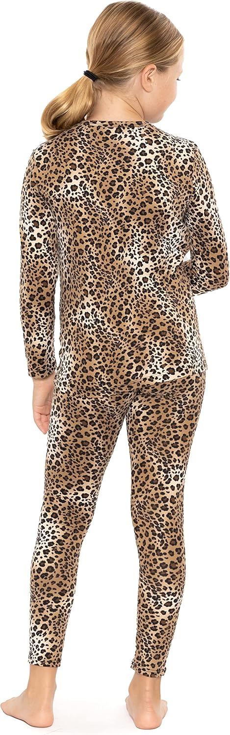 STRETCH IS COMFORT Oh So Soft Youth Girls Long Sleeve Crew and Leggings Set, Includes Top and Bottom