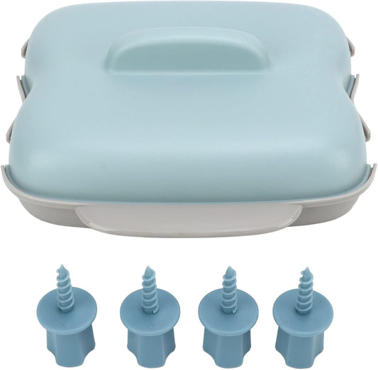 Microwave Corn Cooker, Microwave Corn Steamer Airtight Lid Steams Food Grade PP No BPA Microwavable Portable for Delicious Dorm Small Kitchen(Blue)