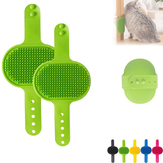 Silicone Grooming Strap Pad for Cats,Meowvo Cat Scratcher, Meowvo Silicone Grooming Scratch Pad, Cats Combs Cat Massager for Climbing Frames Table Legs