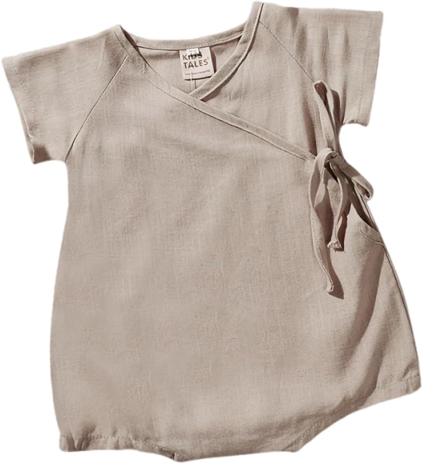 Unisex Baby Toddler Bodysuit Short Sleeve Romper T-Shirt Onesie Neutral Clothes