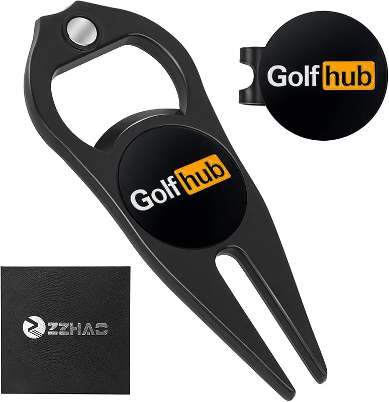 ZZHAO Golf Divot Tool and Golf Ball Marker, Divot Repair Tool，Golf Accessories for Men, Funny Gifts for Men, Tools for Men