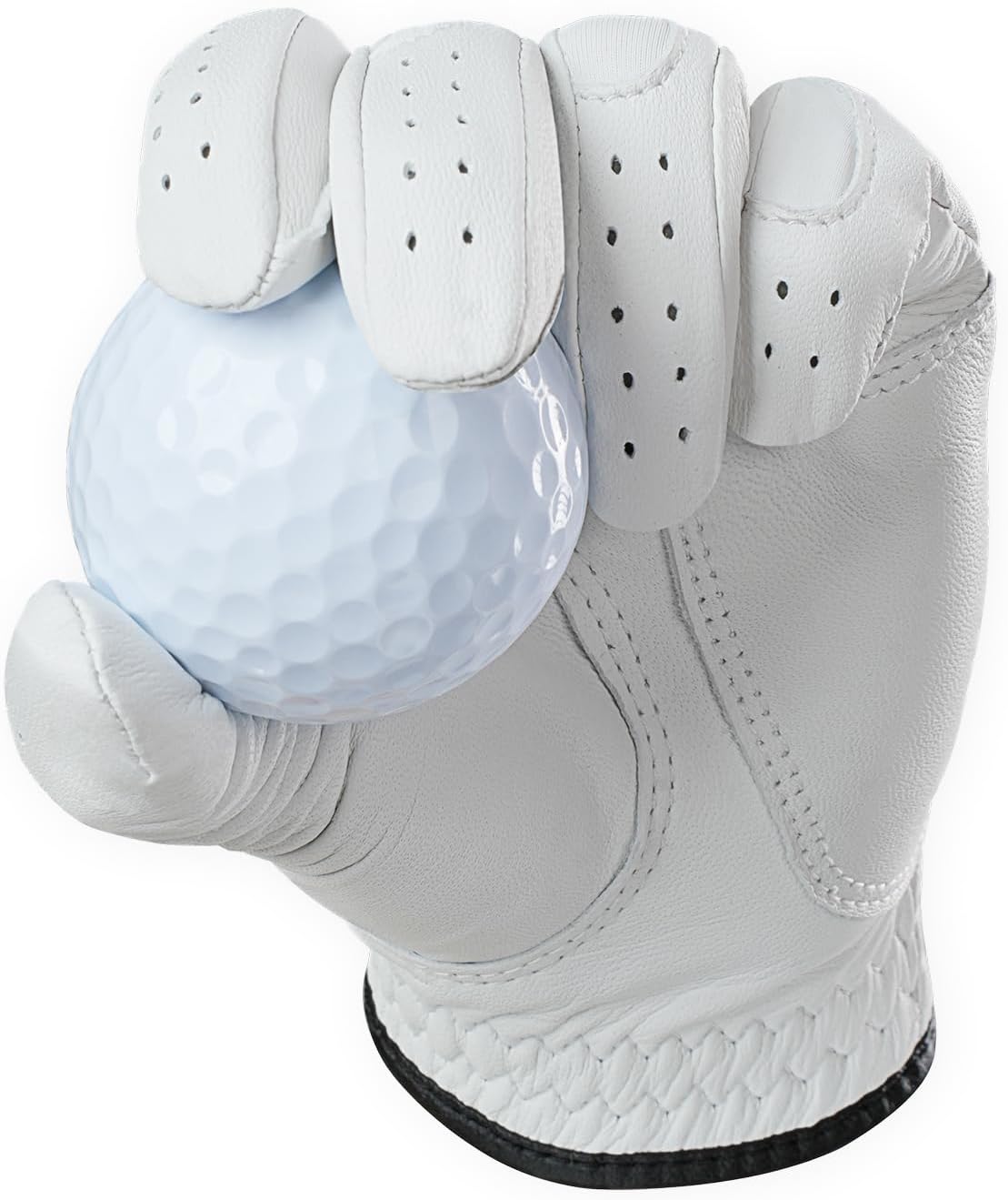 Braventure Kids Golf Glove, Breathable Sheepskin Leather with Good Grip for Right Handed Golfer for Hot and Humid Weather Include Golf Tees & Divot Tool