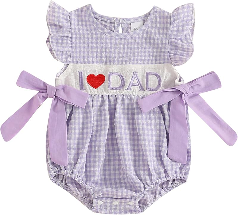 Baby Girl Summer Clothes Newborn Bubble Romper Embroidery Ruffle Sleeve Smocked Bodysuit Cute One Piece Outfit