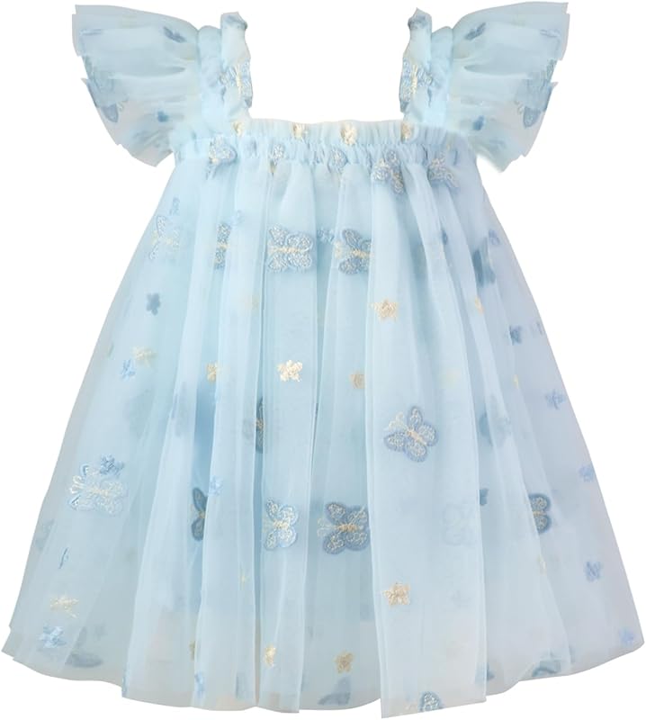AGQT Baby Girls Tutu Dress Tulle Sundress Size 9M-5T