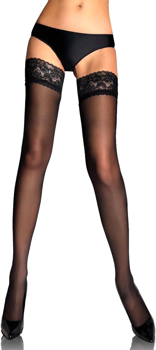 Charm and Attitude Thigh High Stockings for Women Sexy Pantyhose | Sheer Pantyhose Stockings for Women