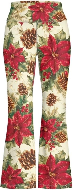 Girls' Athletic Leggings Bell Bottoms Kids Dance Running Yoga Pants High Waisted Workout Active Dance Tights