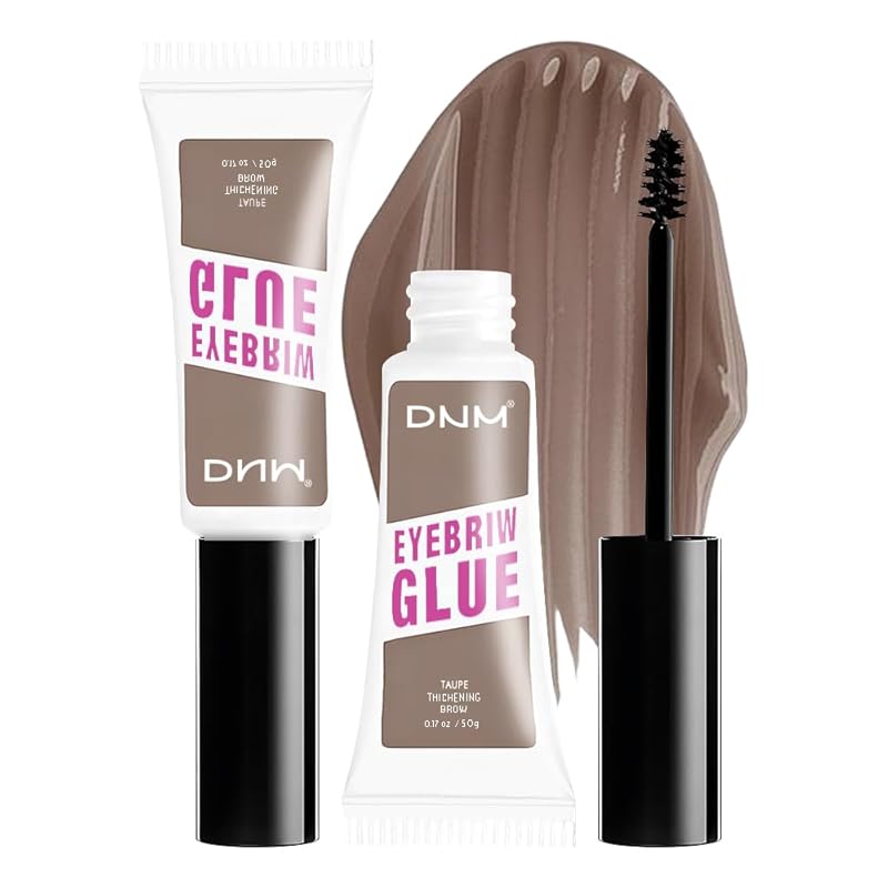 Tinted Thickening Eyebrow Mascara with Two Eyebrow Brushes,Brow Fast Sculpt,Waterproof,Transfer-proof,Eyebrow Tinting Kit- Cruelty Free - Light Medium Brown (1 Pack) (1Pc 01#Brown)