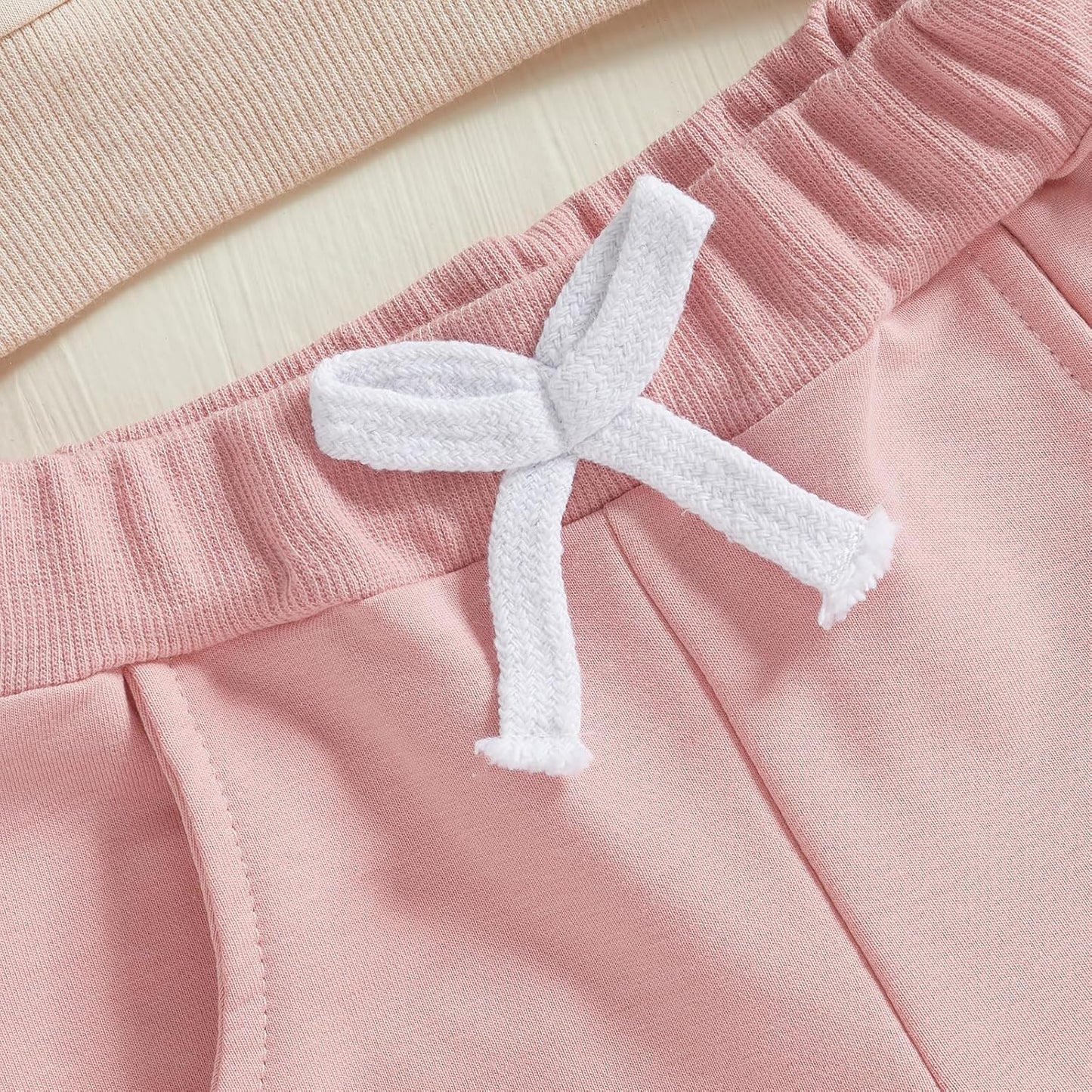 Mubineo Toddler Baby Girl Clothes Bowknot Sweatshirt Outfits Fall Winter Long Sleeve Tops Pant Outfit Sweatsuit Set