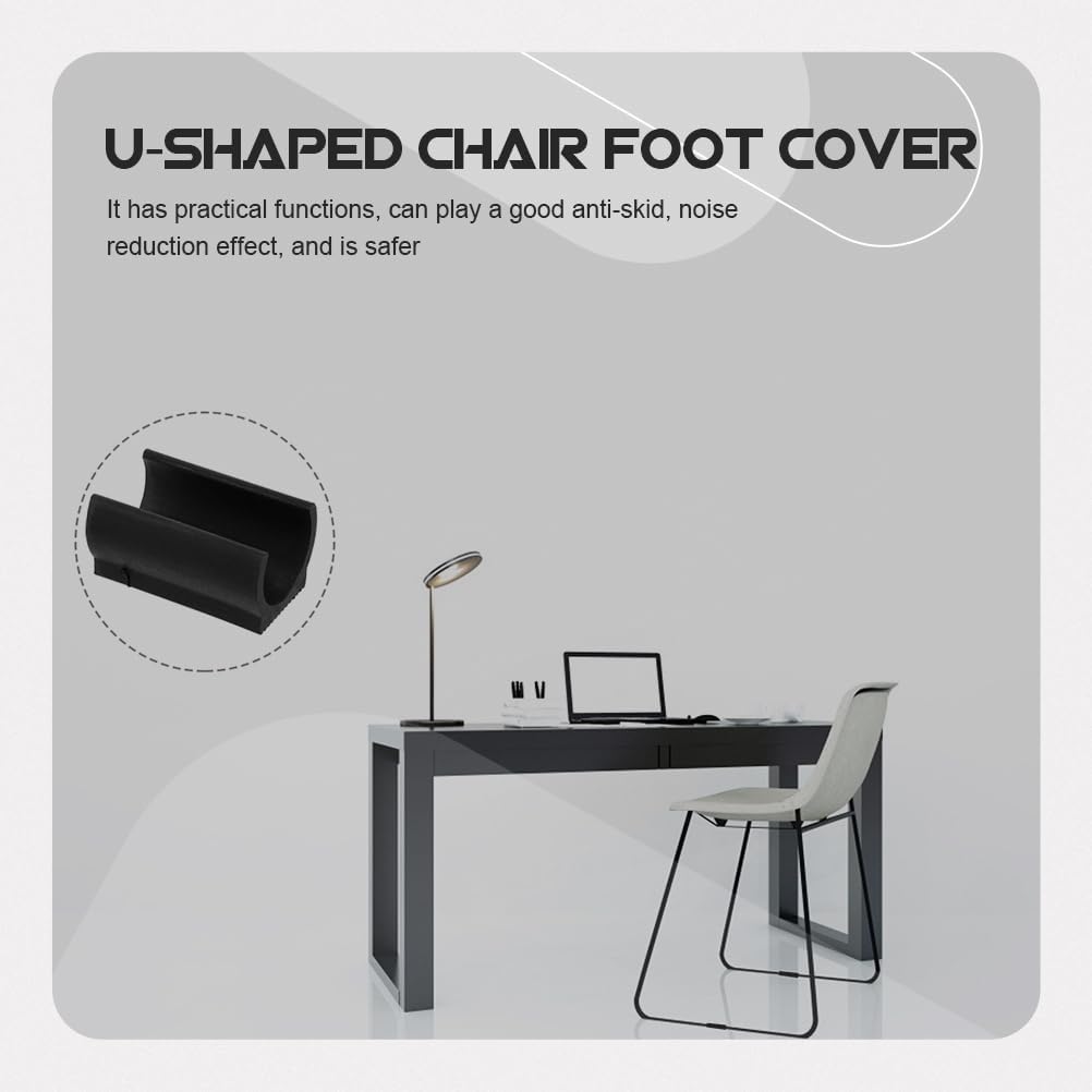 U Shaped Floor Glides: 25Pcs 25mm Plastic Chair Foot U Shaped Floor Glides Tubing Caps Cover Chair Foot Pads Furniture Foot Rectangle Shaped Non-Slip Chair Leg Tip Protectors