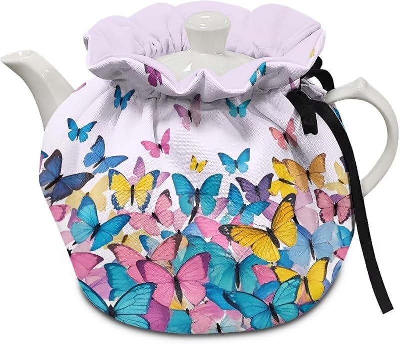 Teapot Thermal Cover Bohemian Mandala Print Tea Cozy for Tea Pot Insulated Suitable for Protecting Kettle Coffee Pot Breakfast Insulated Kitchen Coffee Table Decorative Accessories