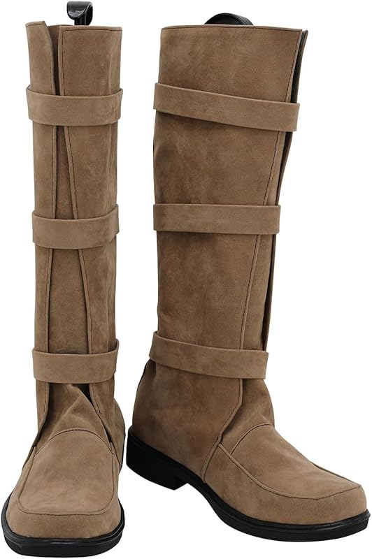 Adult's Knee High Cosplay Shoes Pirate Boot Halloween Costume Shoes
