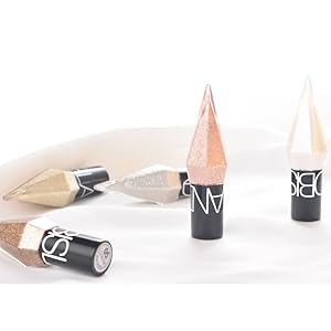 Go Ho Glitter Liquid Eyeliner Colorful Set,5 Colors Metallic Shimmer White Silver Gold Diamond Eye Liner,Glitter Eyeliner Eyeshadow Shine,Waterproof Long Lasting Glow Sparkle Eye Makeup
