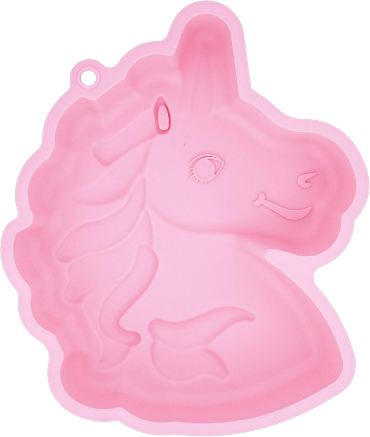 Unicorn Cake Pan, Pony Horse Head Silicone Baking Tray Mold for Girls Unicorn Birthday Party Bakeware Supplies Utensils Tools