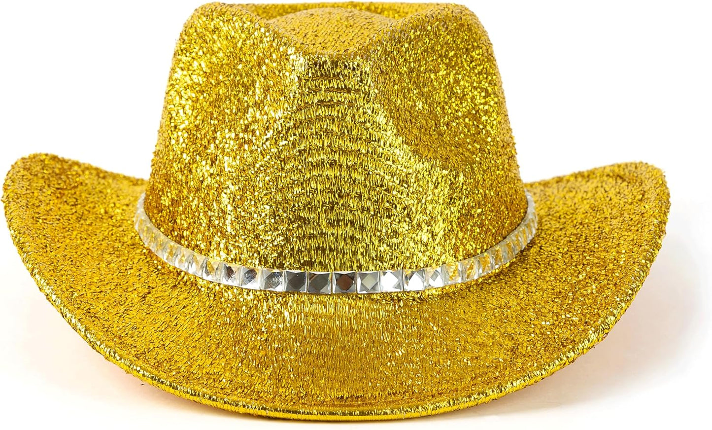 Men & Women Cowboy Hat Western Style Glitter Cosplay Party Costume Hats