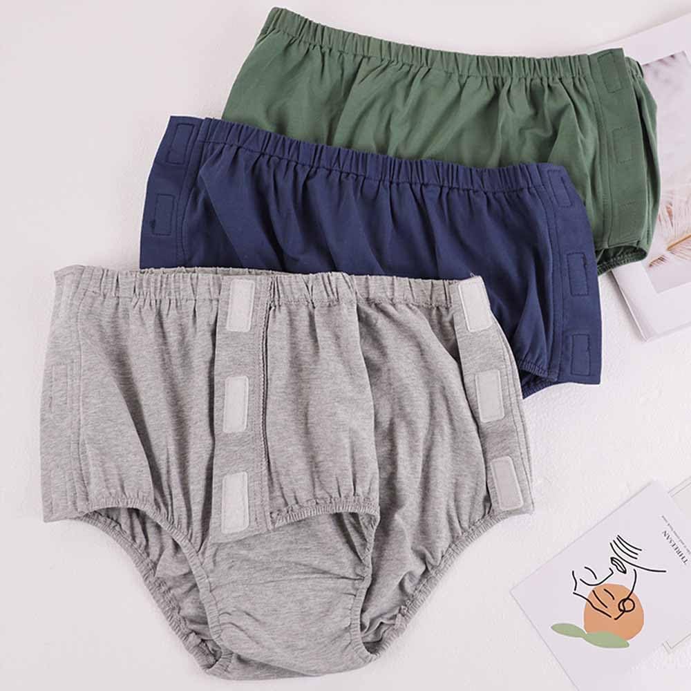 3 Pack Cotton Post Surgery Underwear for Women, Adaptive Underwear, Tear Away Underwear, Reusable Incontinence Underpants