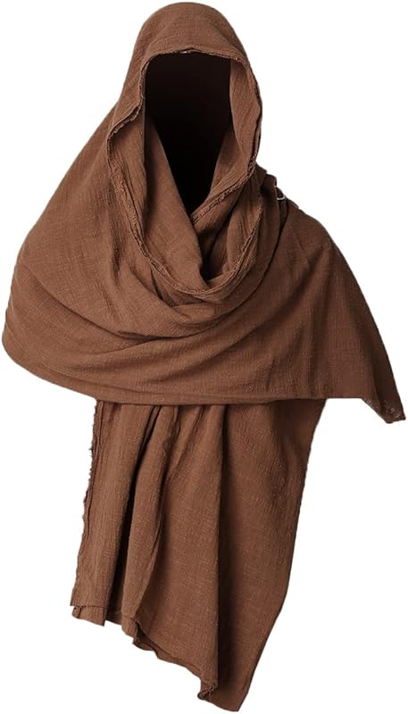 GRACEART Post Apocalyptic Shawl Scarf Shaman Cowl Medieval Costume Sash