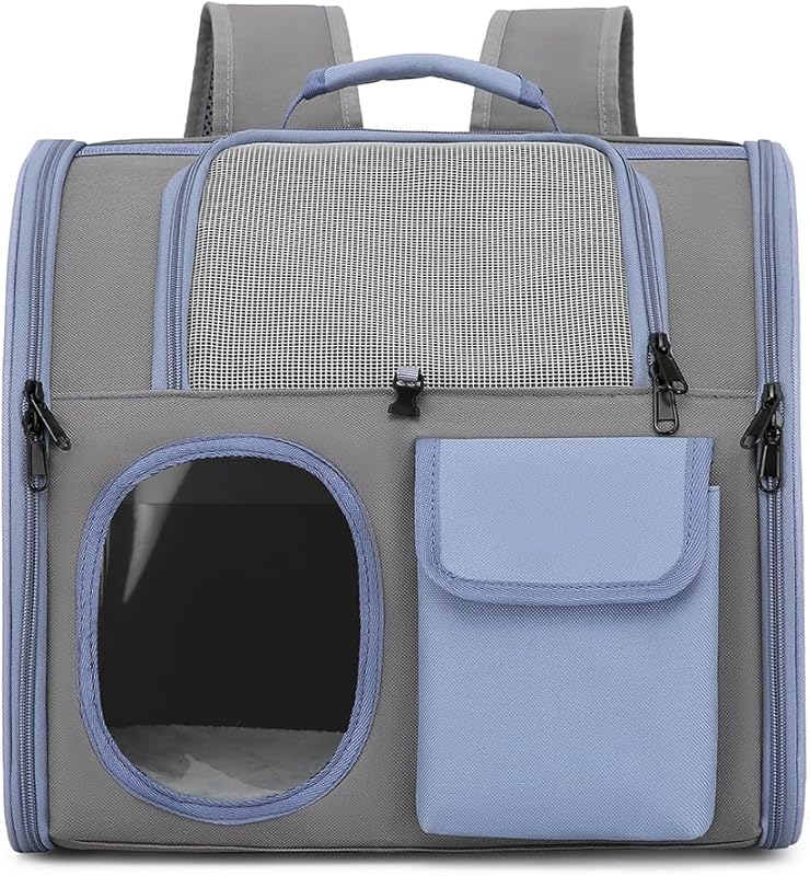 Cat Dog Carrier Backpacks,Pet Backpack Carrier, Bubble Backpack Pet Carriers with Breathable Mesh for Cats Small Dogs Puppies Animals for Travel, Hiking, Camping or Outdoor Use (Pink)