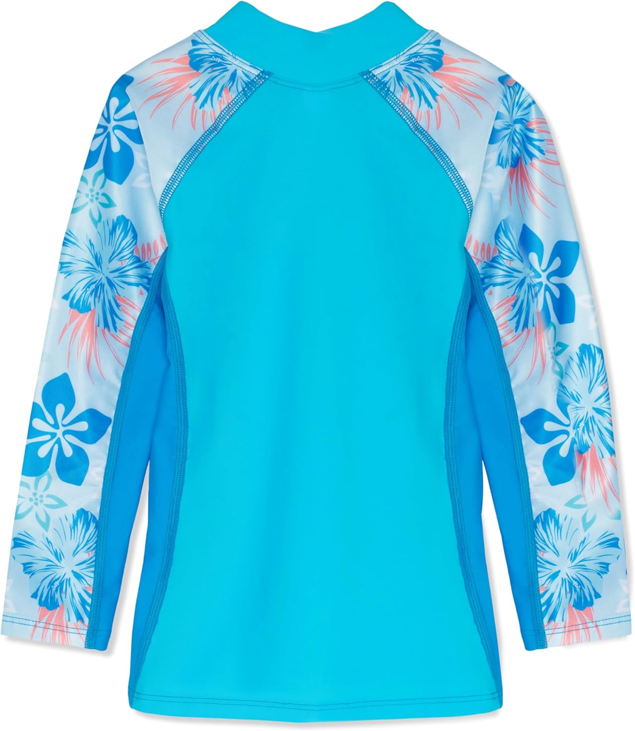 Tuga Girls Long Sleeve Rash Guard and Swim Legging Bathing Suit Set, UPF 50+