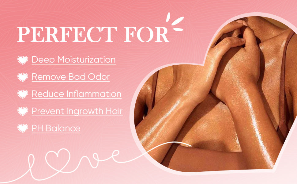 2 Packs Yoni Oil for Women - Strawberry Fresh Feminine Care Oil - All Natural Vaginal Oil Essential Oils, Reduces Odor, Restores pH Balance and Wetness, 1 fl oz/pc