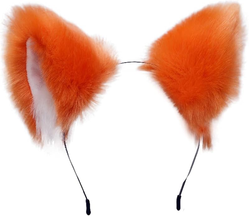 Faylay Cosplay Girl Plush Furry Cat Ears Headwear Accessory for Cam Girl Party