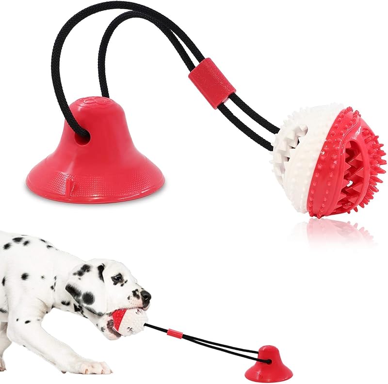 Dog Toys Dog Chew Toys for Aggressive chewers, Puppy Dog Training Treats Teething Rope Toys for Boredom Dog Puzzle Treat Food Dispensing Ball Toys for Puppies Teething (Blue)