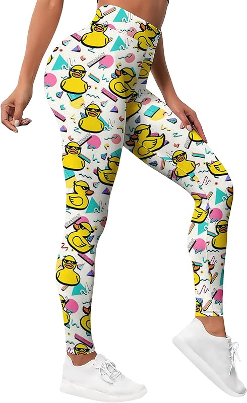 Leggings for Women Workout Funny Printed Gym Athletic Womens Yoga Pants Camo Print Legging Camouflage Floral Tropical Pants