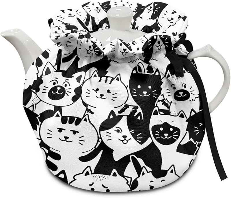 Teapot Thermal Cover Bohemian Mandala Print Tea Cozy for Tea Pot Insulated Suitable for Protecting Kettle Coffee Pot Breakfast Insulated Kitchen Coffee Table Decorative Accessories