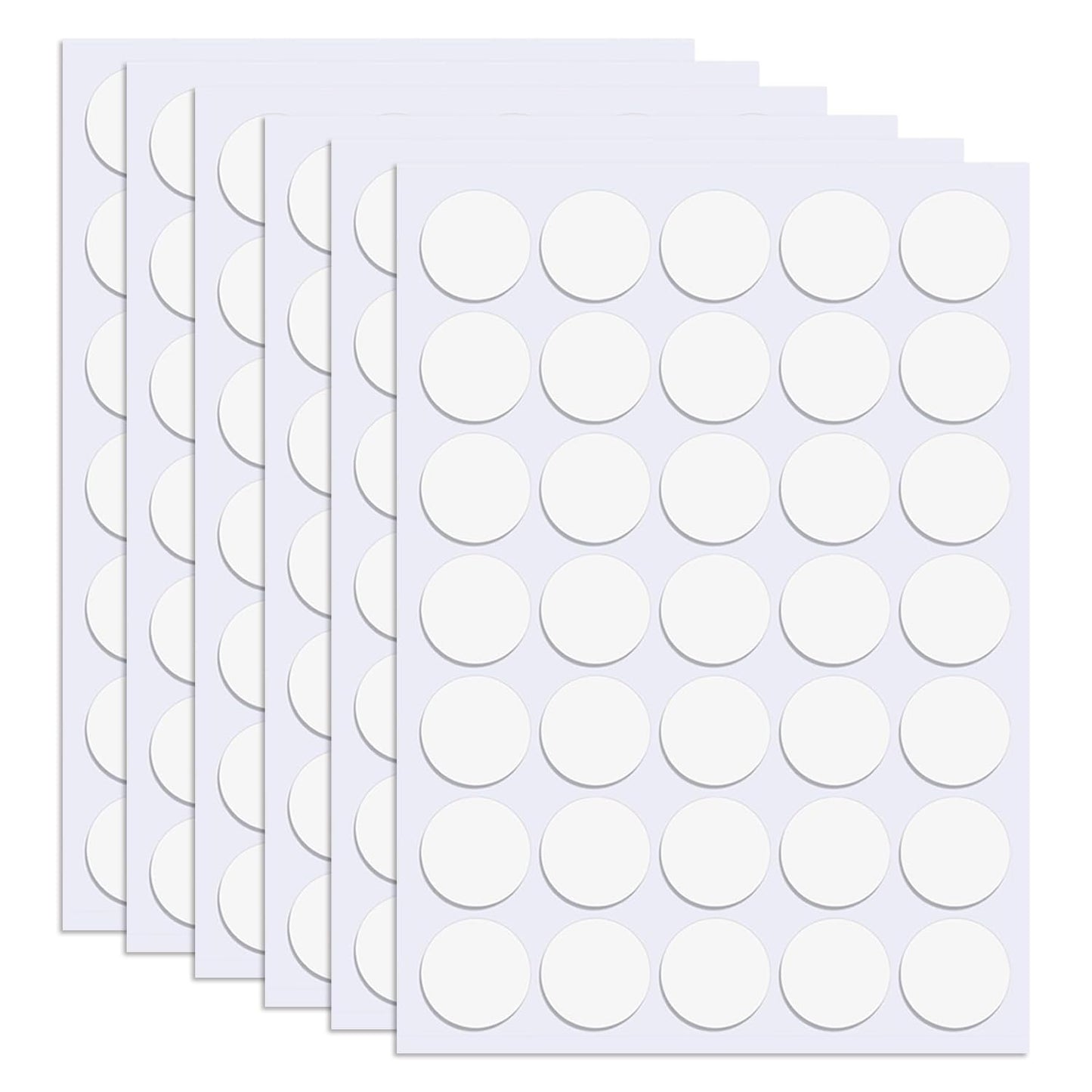 500 Pcs Double Sided Sticky Dots Clear Removable Adhesive Putty - Poster Putty, Sticky Tack, Sticky Dots for Wall Hanging, Balloons, Crafts, Festival Party Decorations (0.31" X 0.51")
