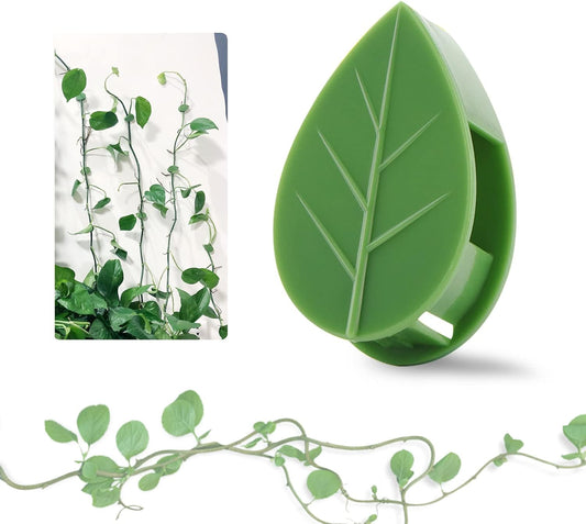 Plant Clips for Climbing Plants（40 Pack）, Self-Adhesive Fixer, Plant Climbing Wall Fixture Clips for Supporting Stems Grow Upright, Vines Traction, Cable Wire Fixing