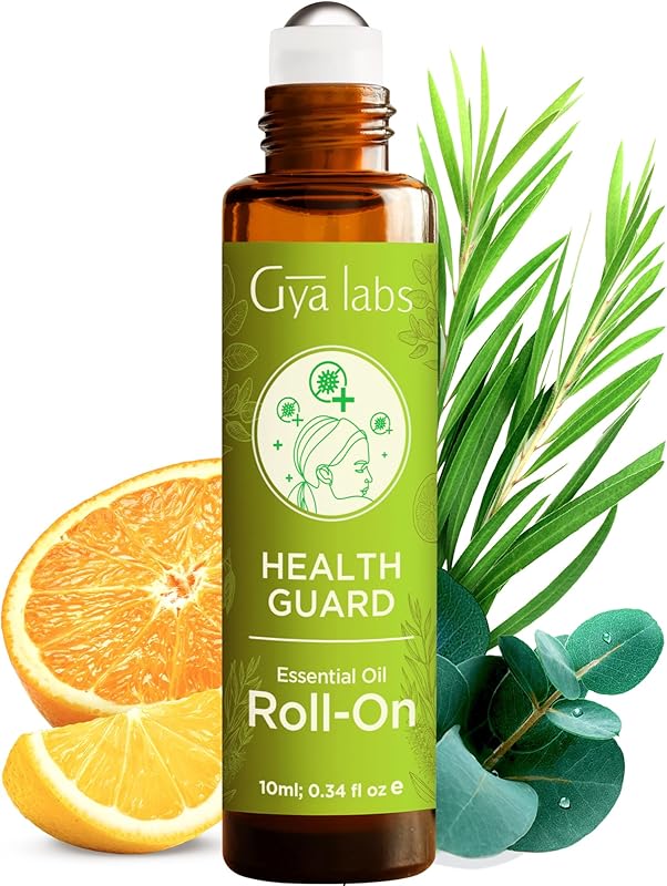 Gya Labs Peace Essential Oil Roll on - 100% Pure Natural Calming Oil for Fatigue, Blend with Patchouli, Frankincense, Aromatherapy Relaxation Gifts for Women and Men, Travel Size (0.34 Fl Oz)