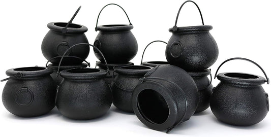 Candy Cauldron Kettles - 1 Dozen Party Decoration Supplies by Big Mo’s Toys