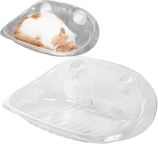ウォールキャットベッドFurniture - クリアアクリルCatハンモック、FloatingかぶWallにTakeりPayけられたKittenのStopまり|SleepているCatのためのAttractionカップRest and SleepてDengる、IndoorのPlayびVenueのペットラウンジャーShed