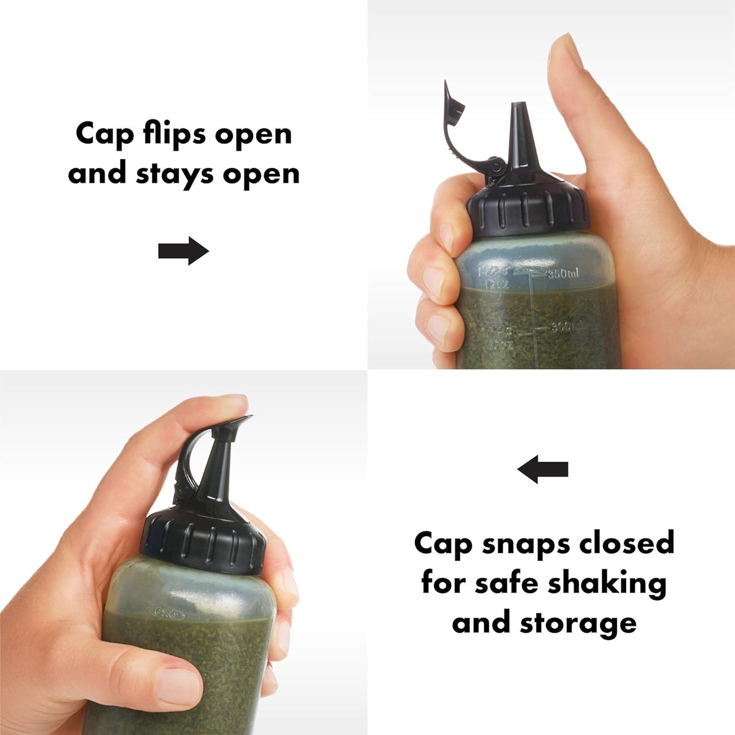 OXO Chef's Condiment Squeeze Bottles (Pack of 3) - Small 6 oz