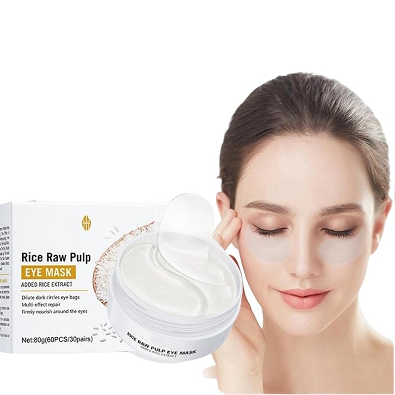 Under Eye Patches, Eye Mask, Reduce Puffy Eyes, Dark Circles, Eye Bags, Eye Patches with Collagen, Anti-Aging Rejuvenating Moisturizing Skin Care for Anti-Wrinkle Eye Masks 60PCS