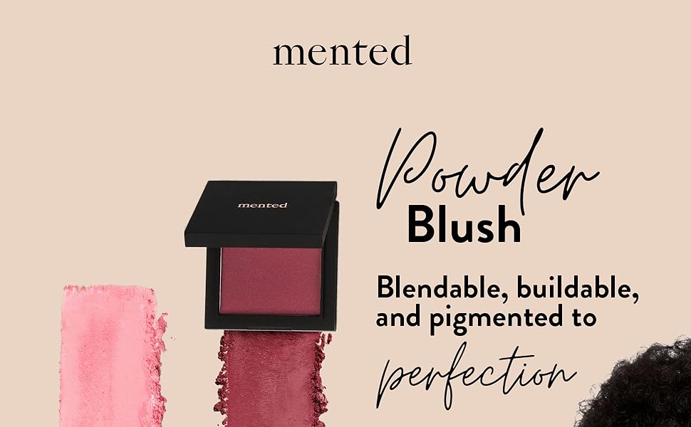 Mented Cosmetics Made in Italy, Cruelty Free Makeup, Vegan, Paraben Free, Shimmer Bronzer, Highlighter Bronzing Powder Palette for Face with Vitamin E + A, 0.35oz/10g, Beach Bum