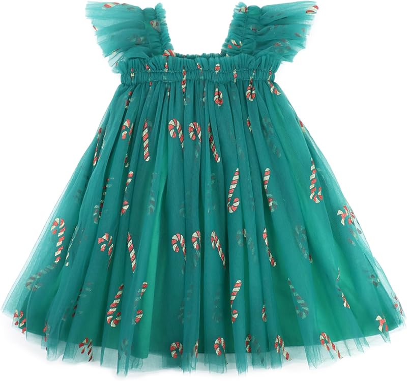 AGQT Baby Girls Tutu Dress Tulle Sundress Size 9M-5T