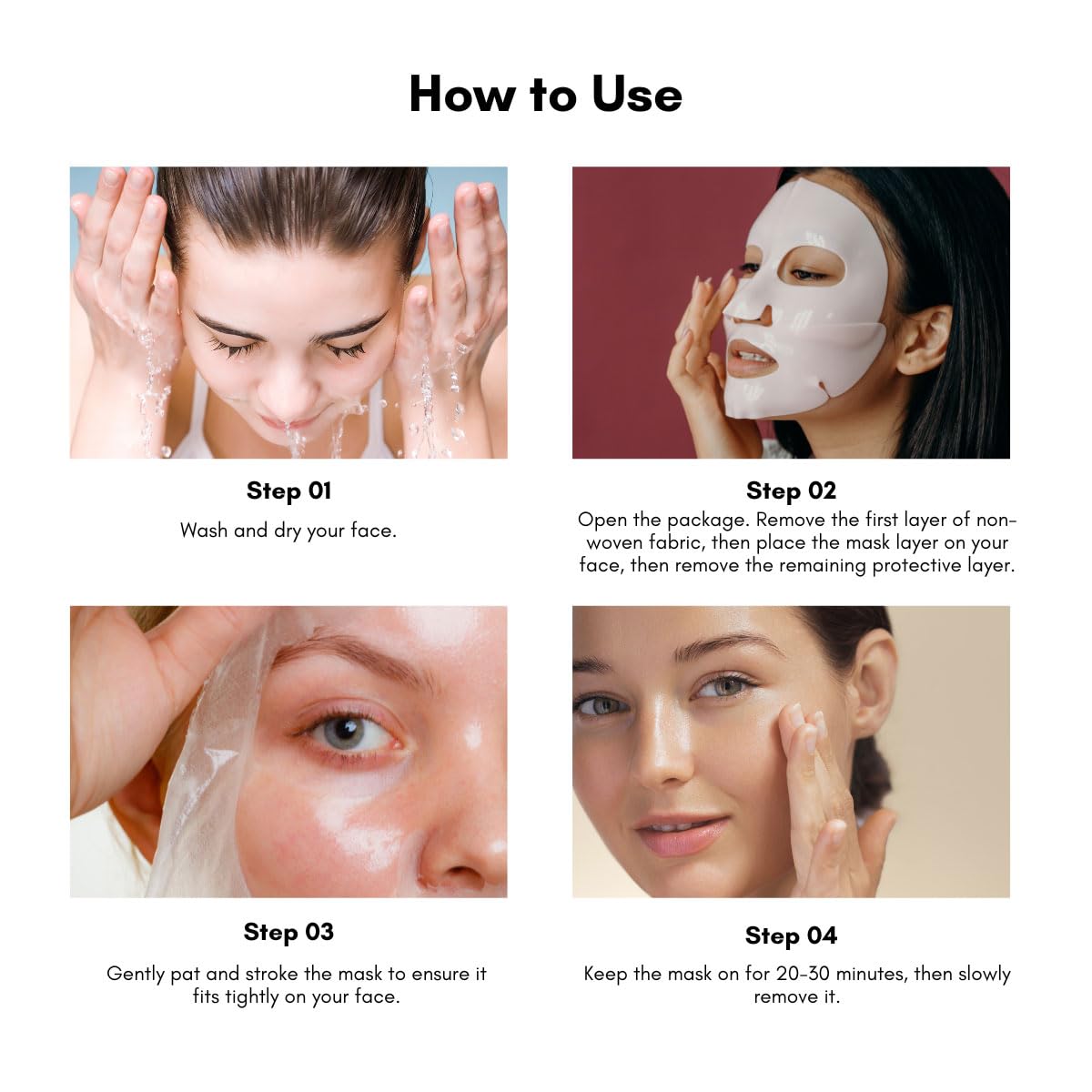 Premium Coconut Bakuchiol Facial Sheet Mask – Plant-Based Retinol Alternative – Hydrating & Anti-Aging True Cellular Mask – 3 Sheets/Box