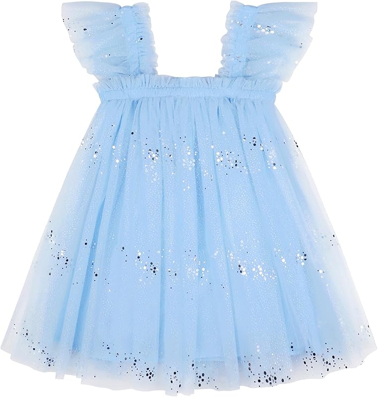 AGQT Baby Girls Tutu Dress Tulle Sundress Size 9M-5T