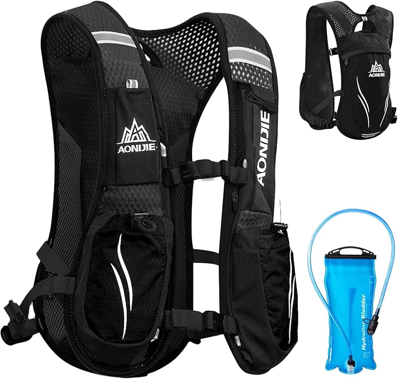 TRIWONDER Running Vest 5L 5.5L Hydration Water Pack Backpack for Women Men Runner Trail Race Marathon Cycling Hiking Jogging