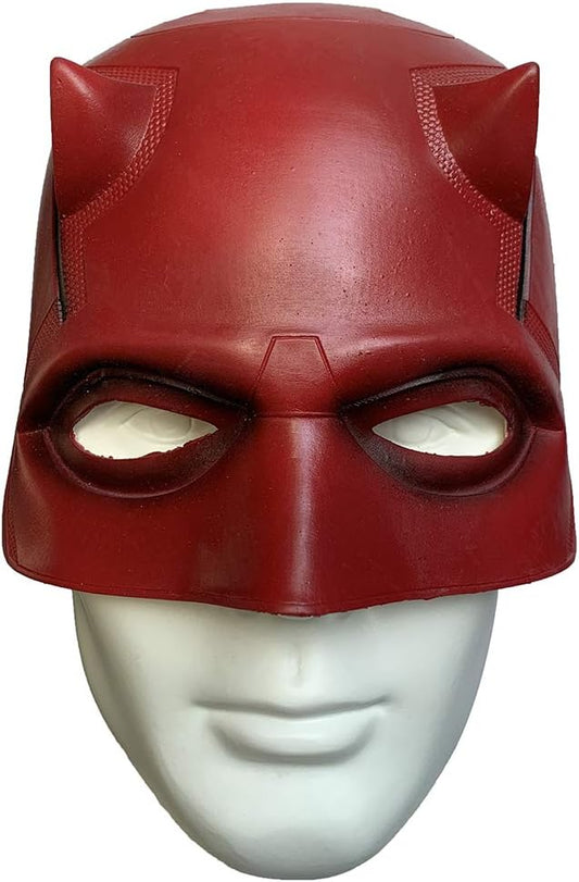 DD Matt Mask Helmet Latex Cosplay Masquerade Party Halloween Costume Props Red