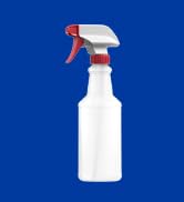 Bar5F Plastic Spray Bottle, 12 oz | Leak Proof, Empty, Trigger Handle, Adjustable Fine to Stream, Refillable, Hair Salons & Spas, Household Cleaners, Cooking | Smoke Grey (1)
