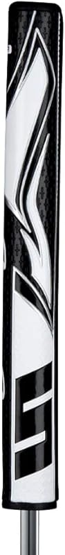 SuperStroke Zenergy Tour 2.0 Golf Putter Grip with No Taper Enhanced SPYNE Technology, New Multi-Zone Texturing and Tech-Port, Pink/White