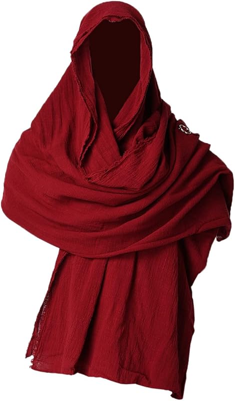 GRACEART Post Apocalyptic Shawl Scarf Shaman Cowl Medieval Costume Sash
