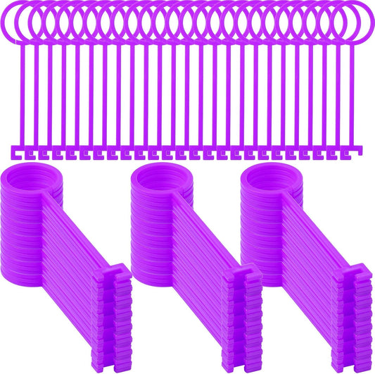 Lenwen 75pcs Clay Target Holders, Versatile Clay Pigeon Hooks Hanging Target Hangers for Outdoor Shooting Practice